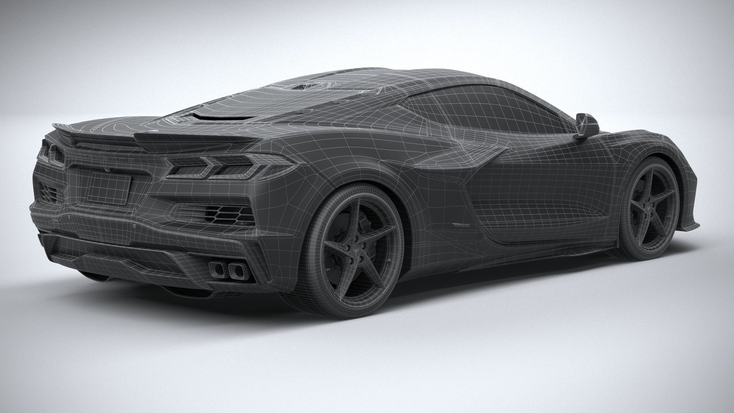 Chevrolet Corvette E-Ray CG 2024 3D model_32