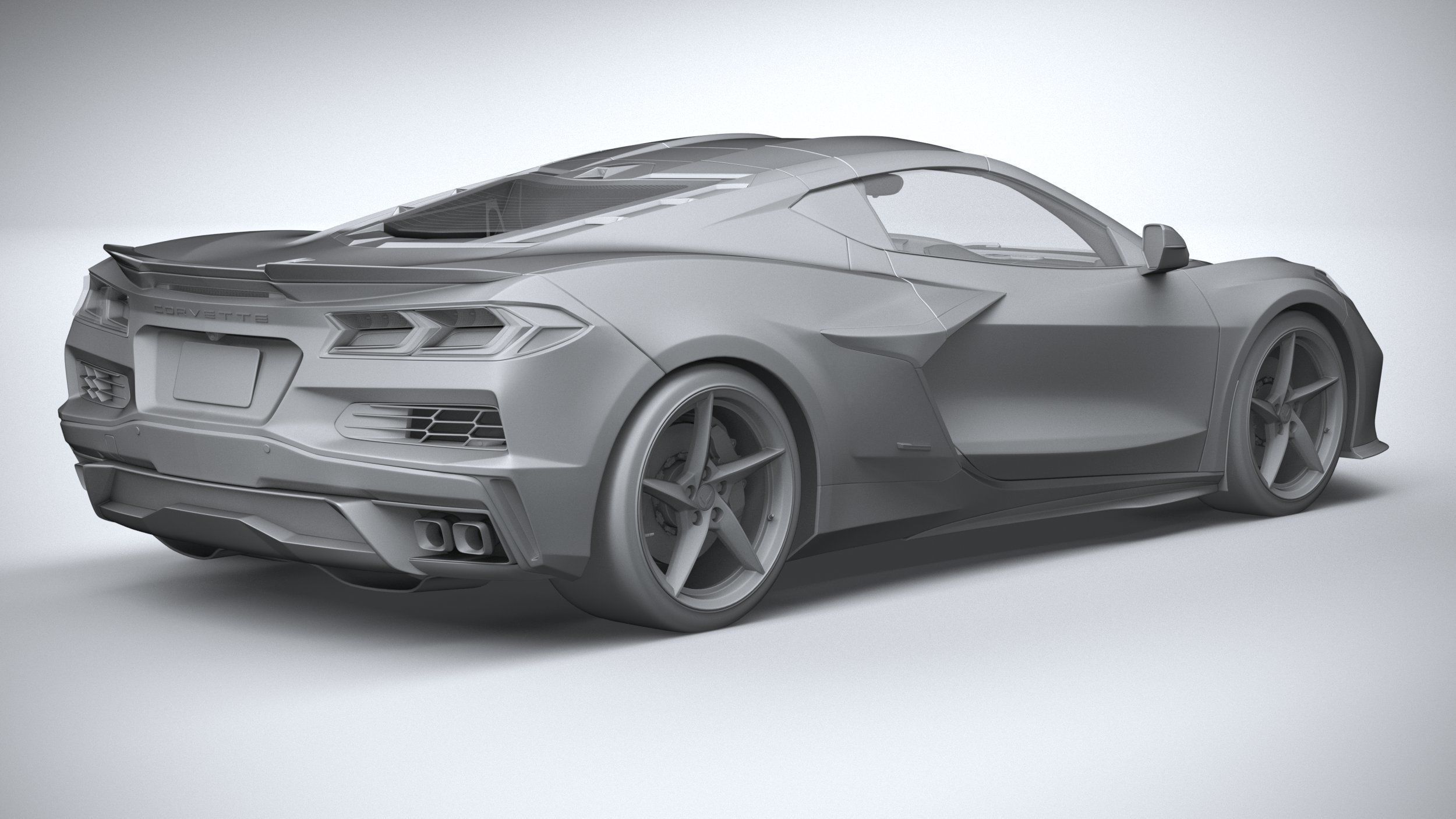 Chevrolet Corvette E-Ray CG 2024 3D model_25