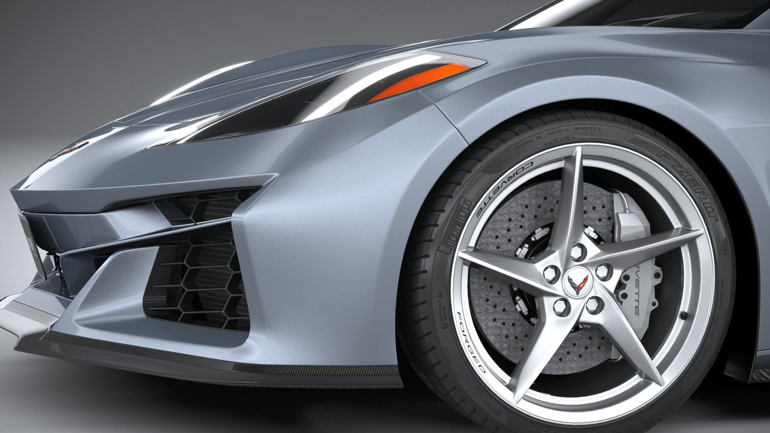 Chevrolet Corvette E-Ray CG 2024 3D model_3