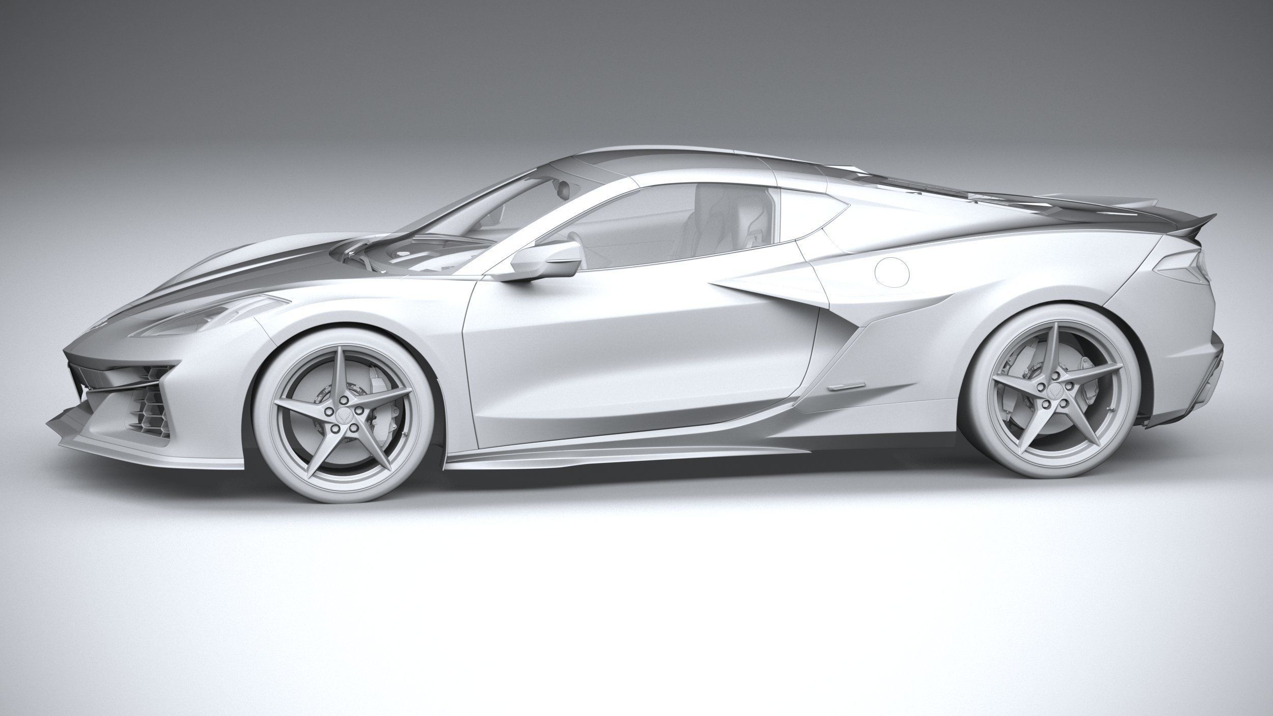 Chevrolet Corvette E-Ray CG 2024 3D model_22