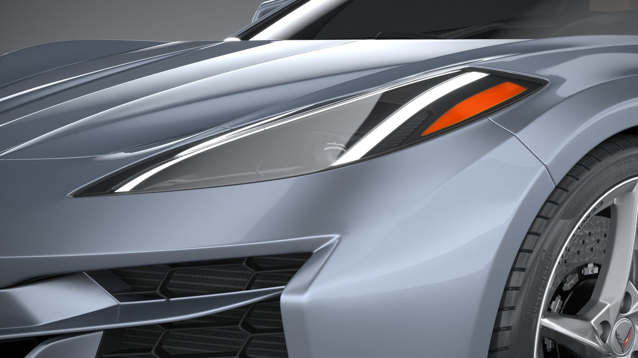 Chevrolet Corvette E-Ray CG 2024 3D model_14