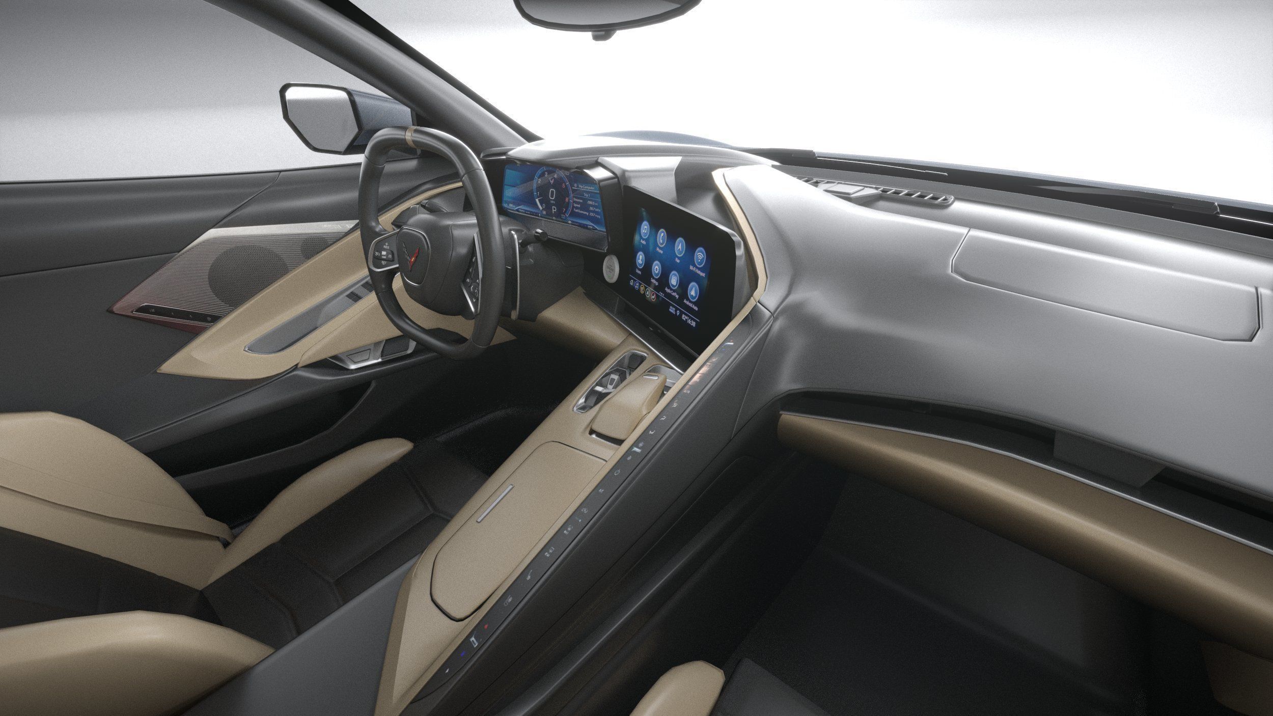 Chevrolet Corvette E-Ray CG 2024 3D model_26