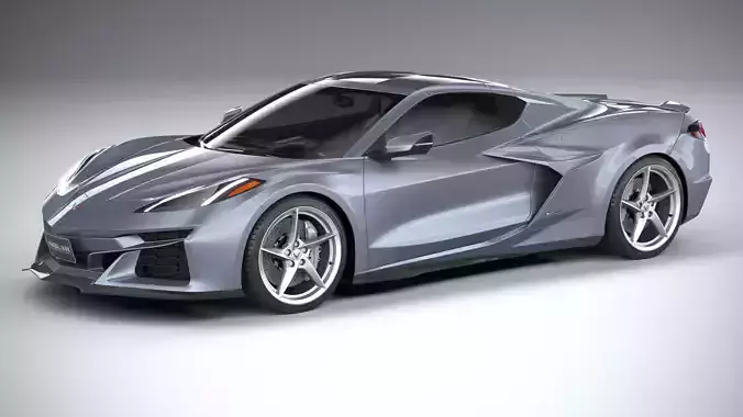 Chevrolet Corvette E-Ray CG 2024 3D model