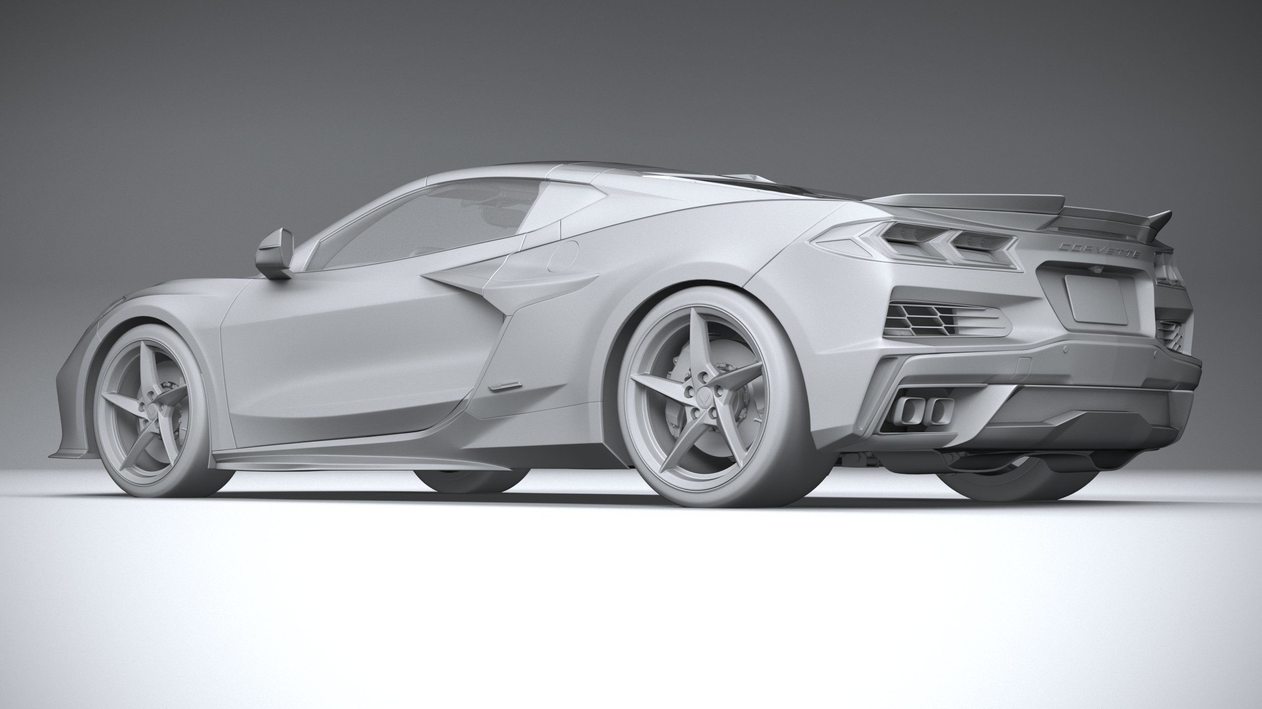 Chevrolet Corvette E-Ray CG 2024 3D model_21