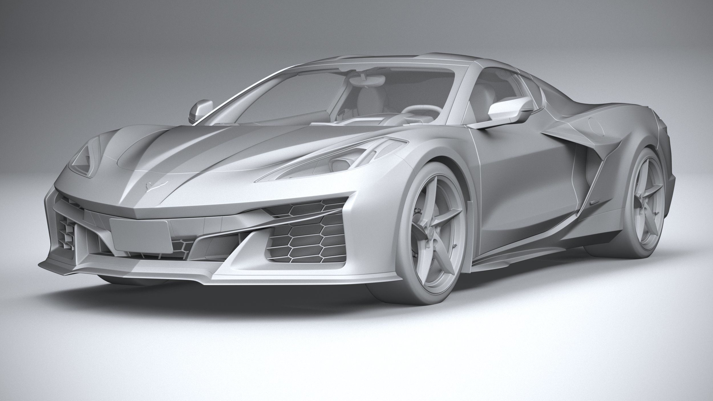 Chevrolet Corvette E-Ray CG 2024 3D model_20