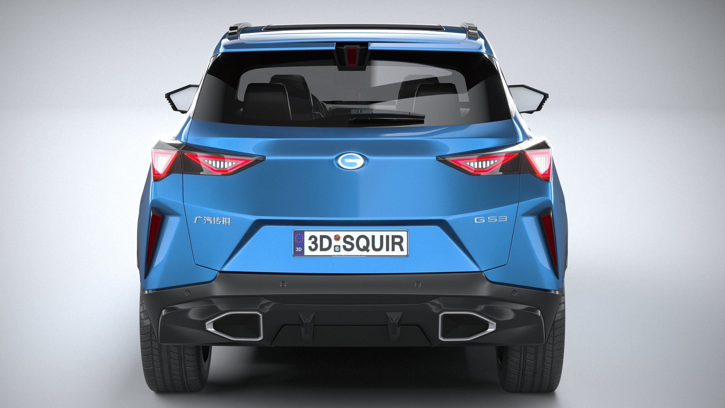 GAC GS3 2023 3D model_4