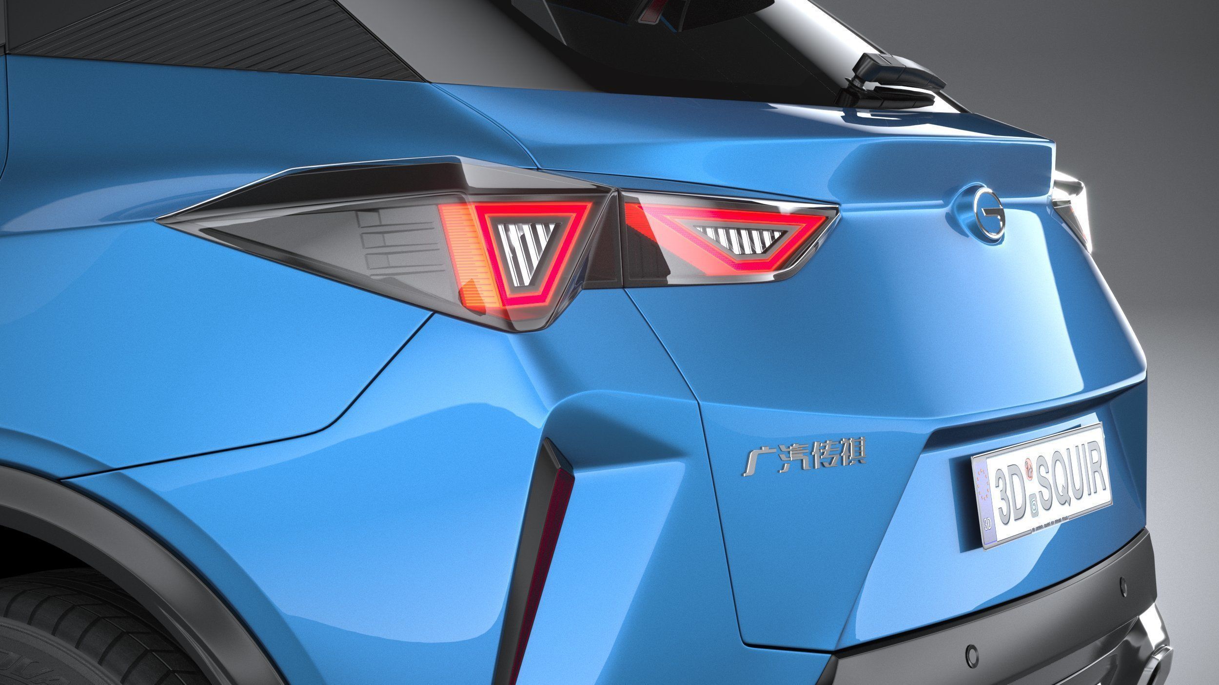 GAC GS3 2023 3D model_6