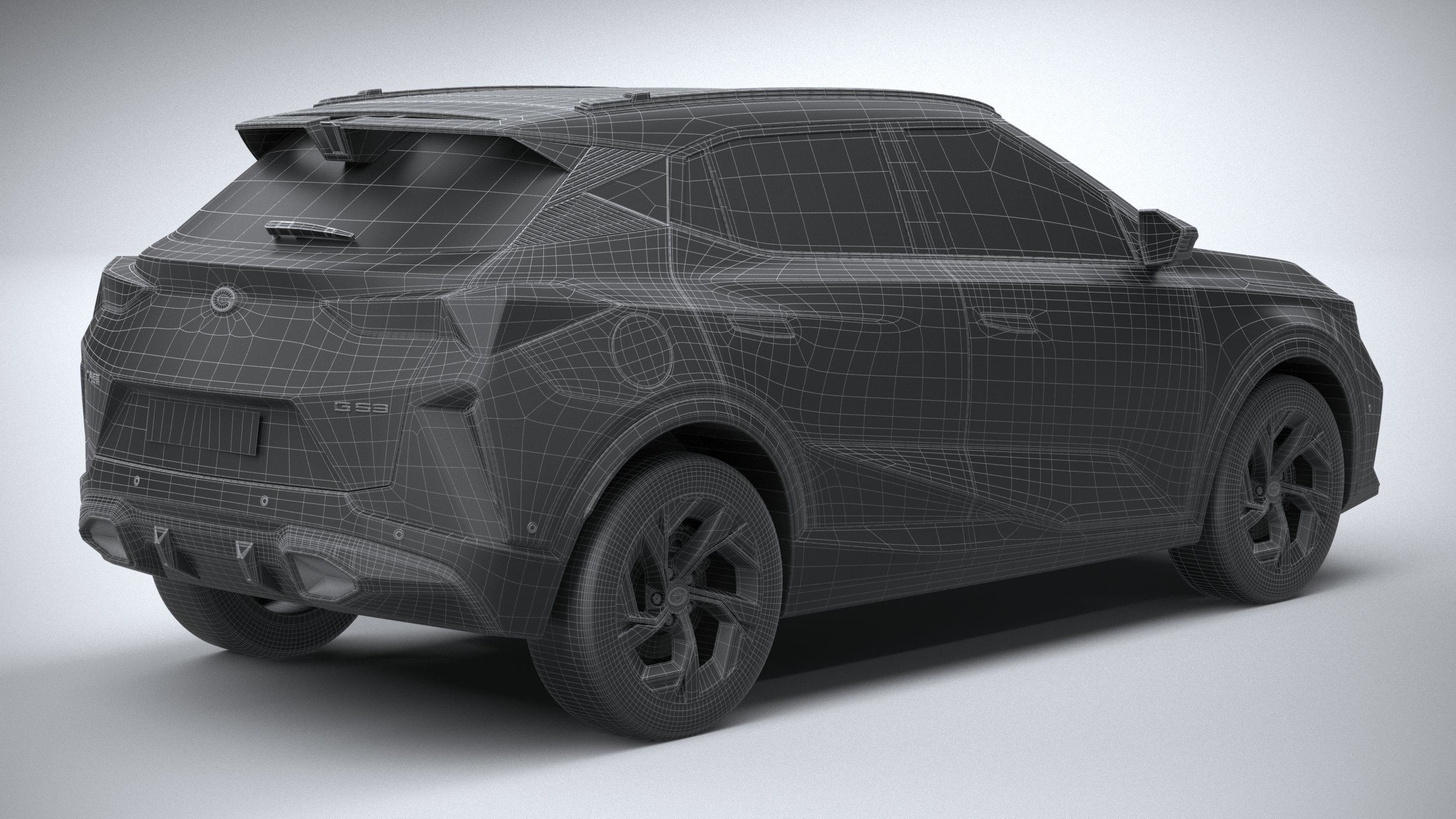 GAC GS3 2023 3D model_29
