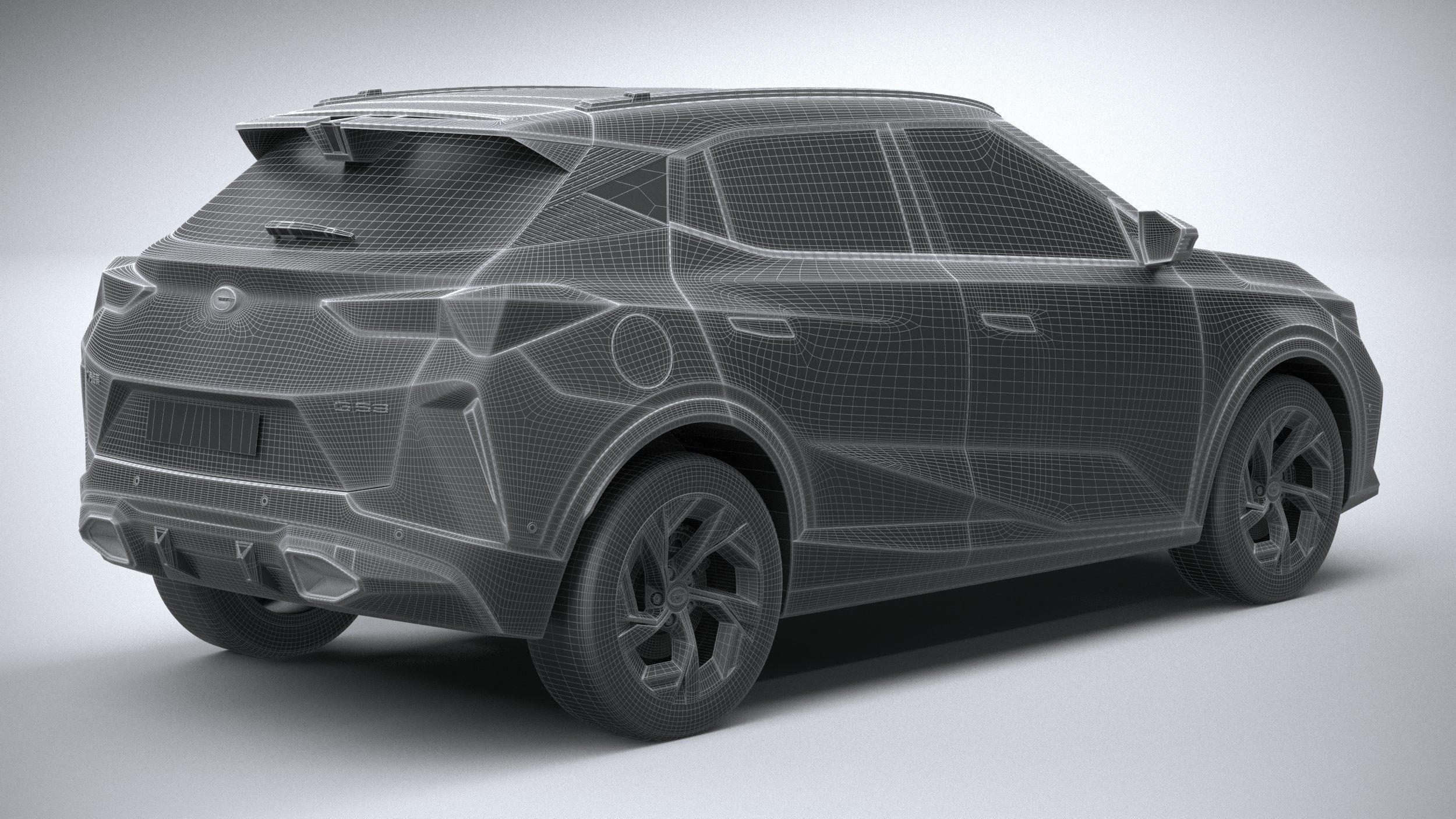 GAC GS3 2023 3D model_27
