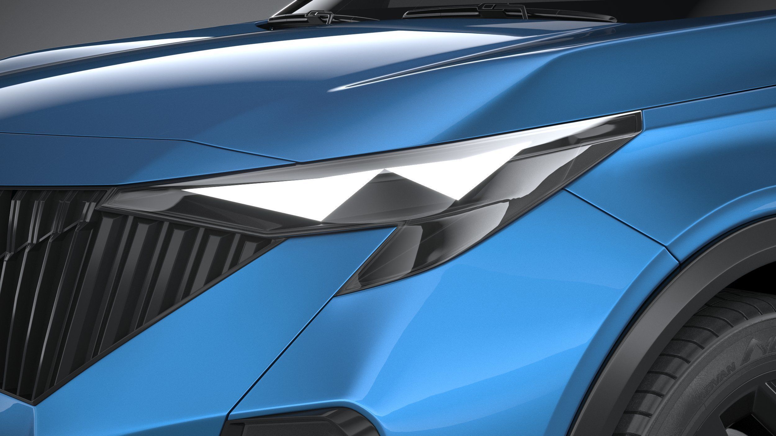 GAC GS3 2023 3D model_14