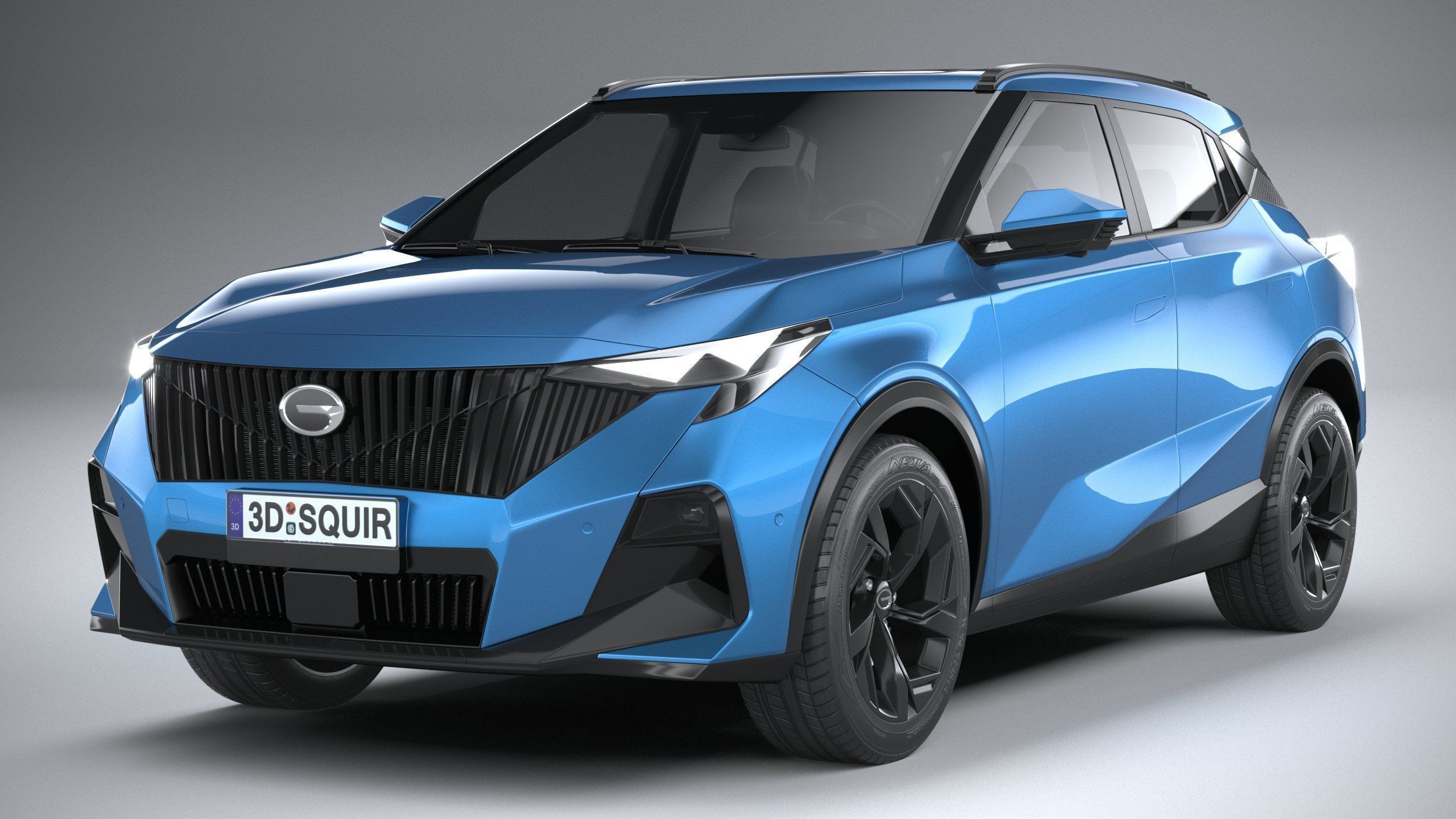 GAC GS3 2023 3D model_2