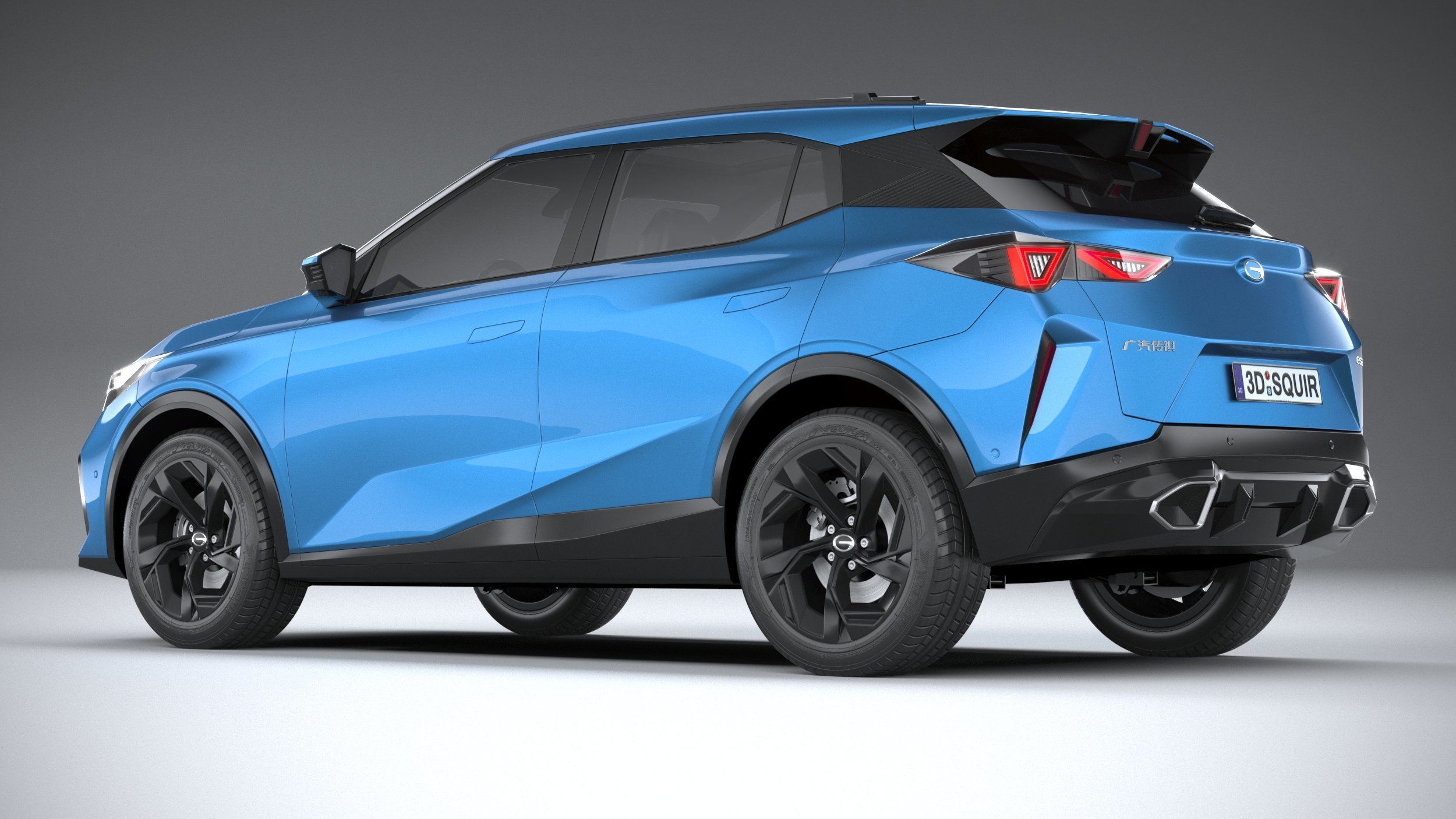 GAC GS3 2023 3D model_5