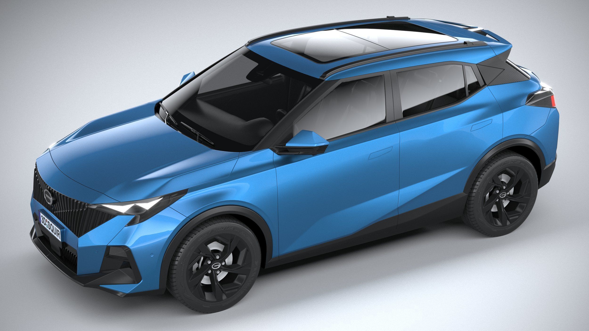 GAC GS3 2023 3D model_7