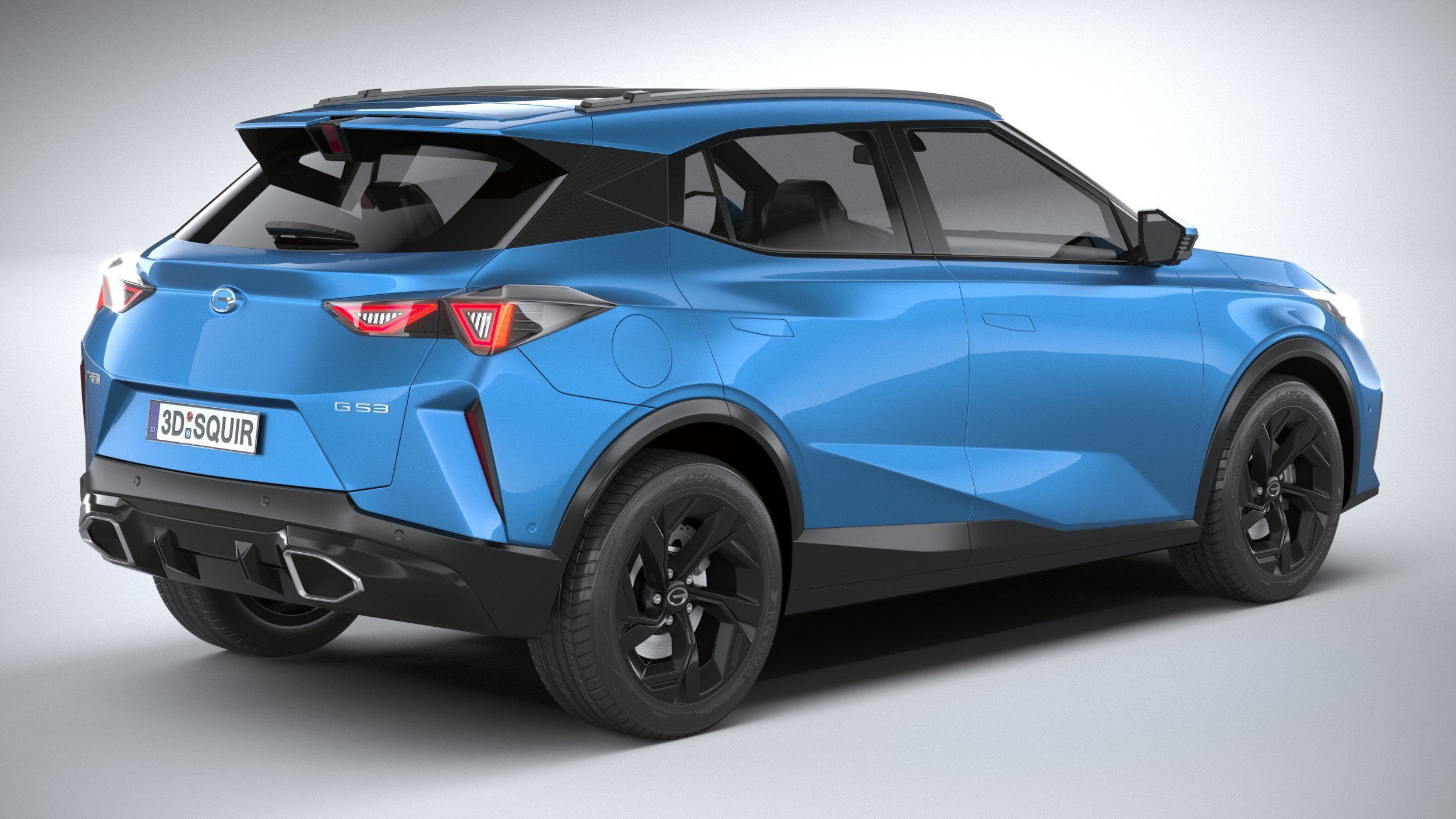 GAC GS3 2023 3D model_17