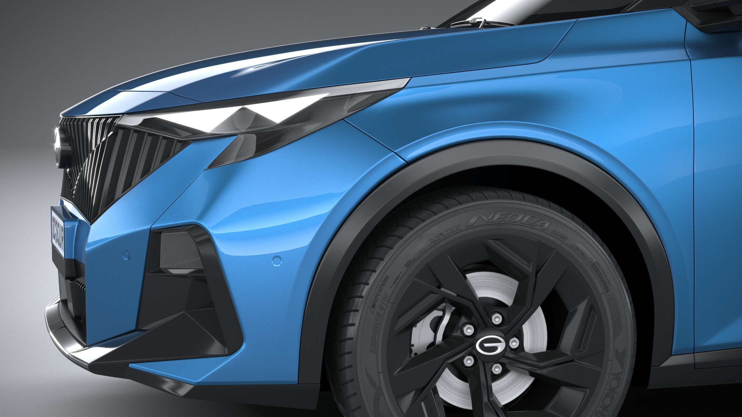 GAC GS3 2023 3D model_3