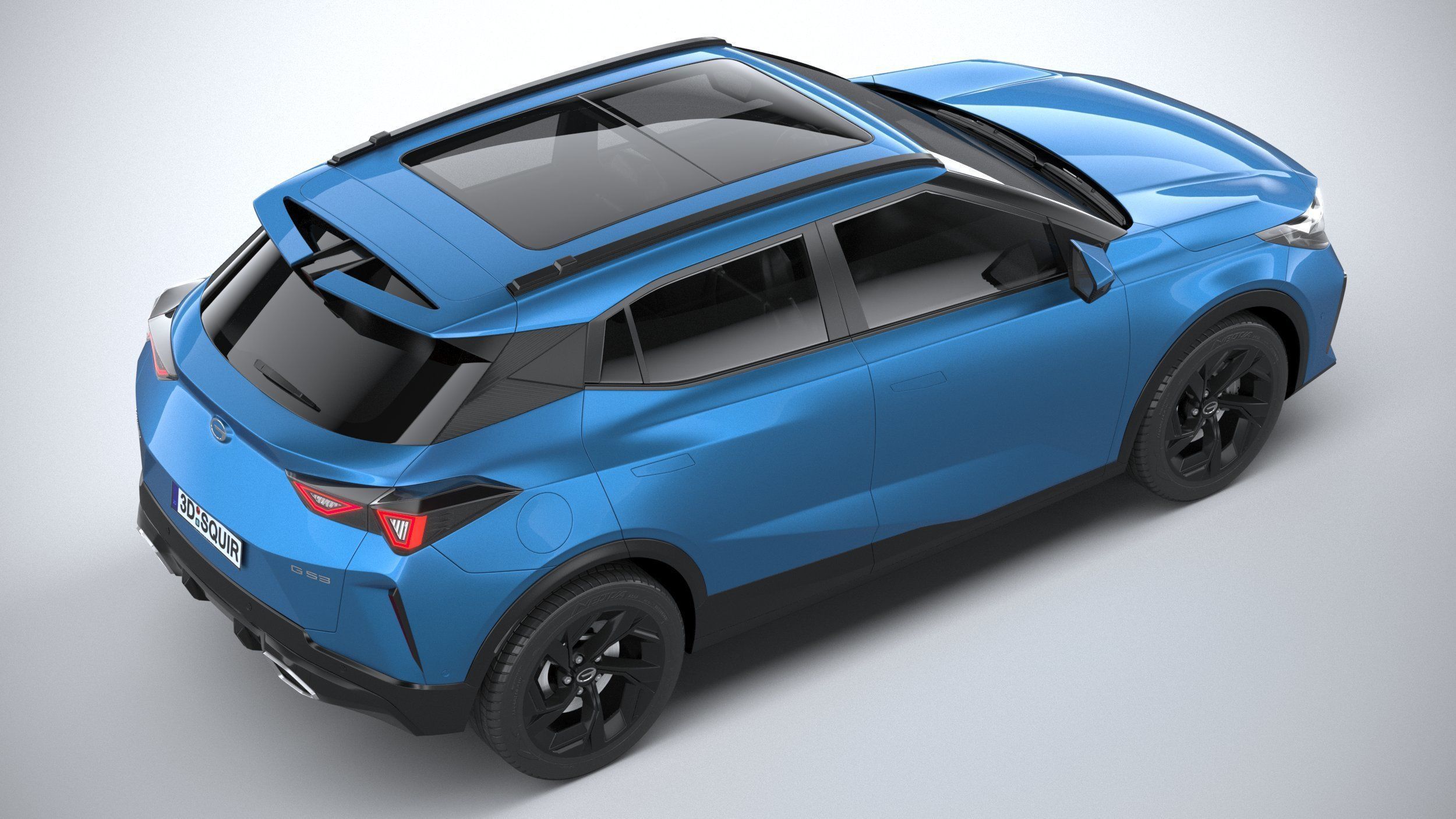 GAC GS3 2023 3D model_10