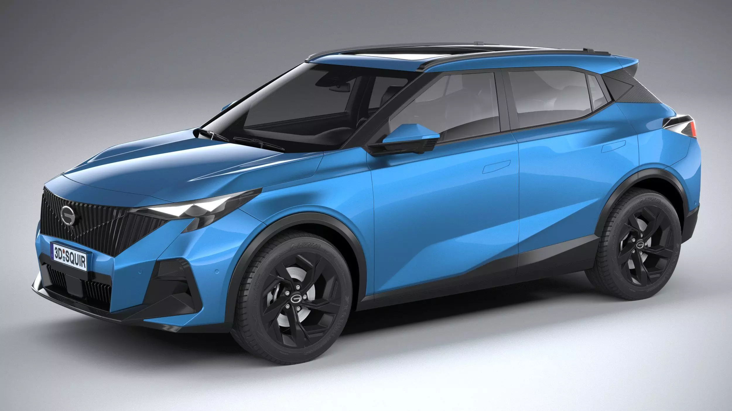 GAC GS3 2023 3D model_0