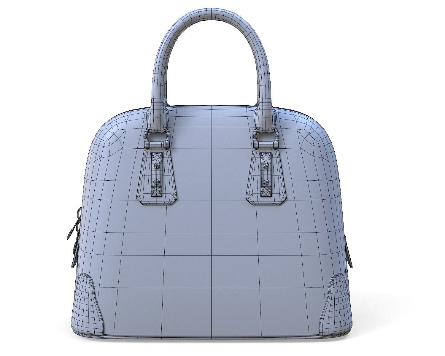 Goyard Vendome Bag Green Low-poly 3D model_7