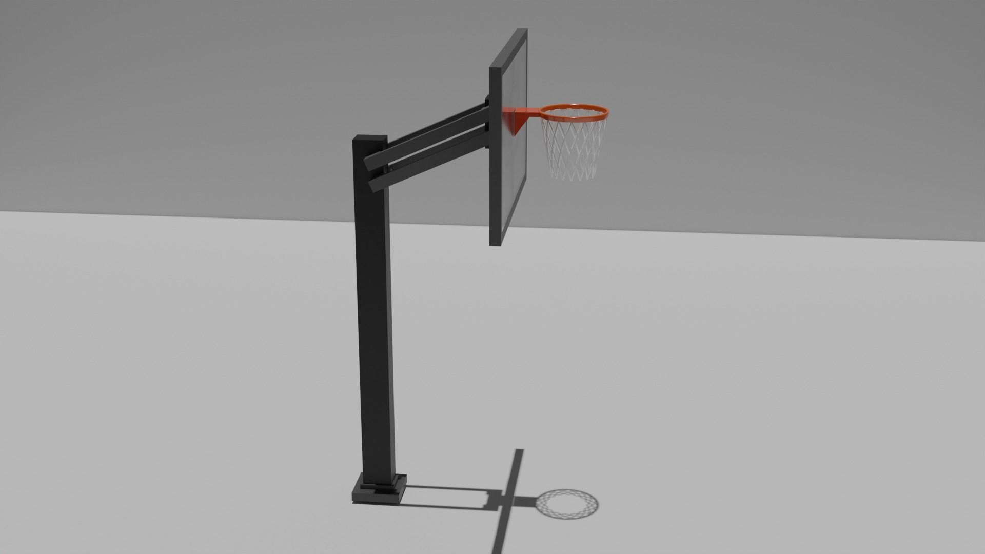 canestro basket basketball hoop 3D model_4