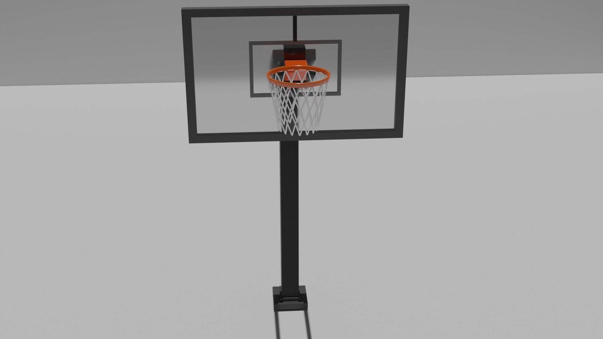 canestro basket basketball hoop 3D model_3