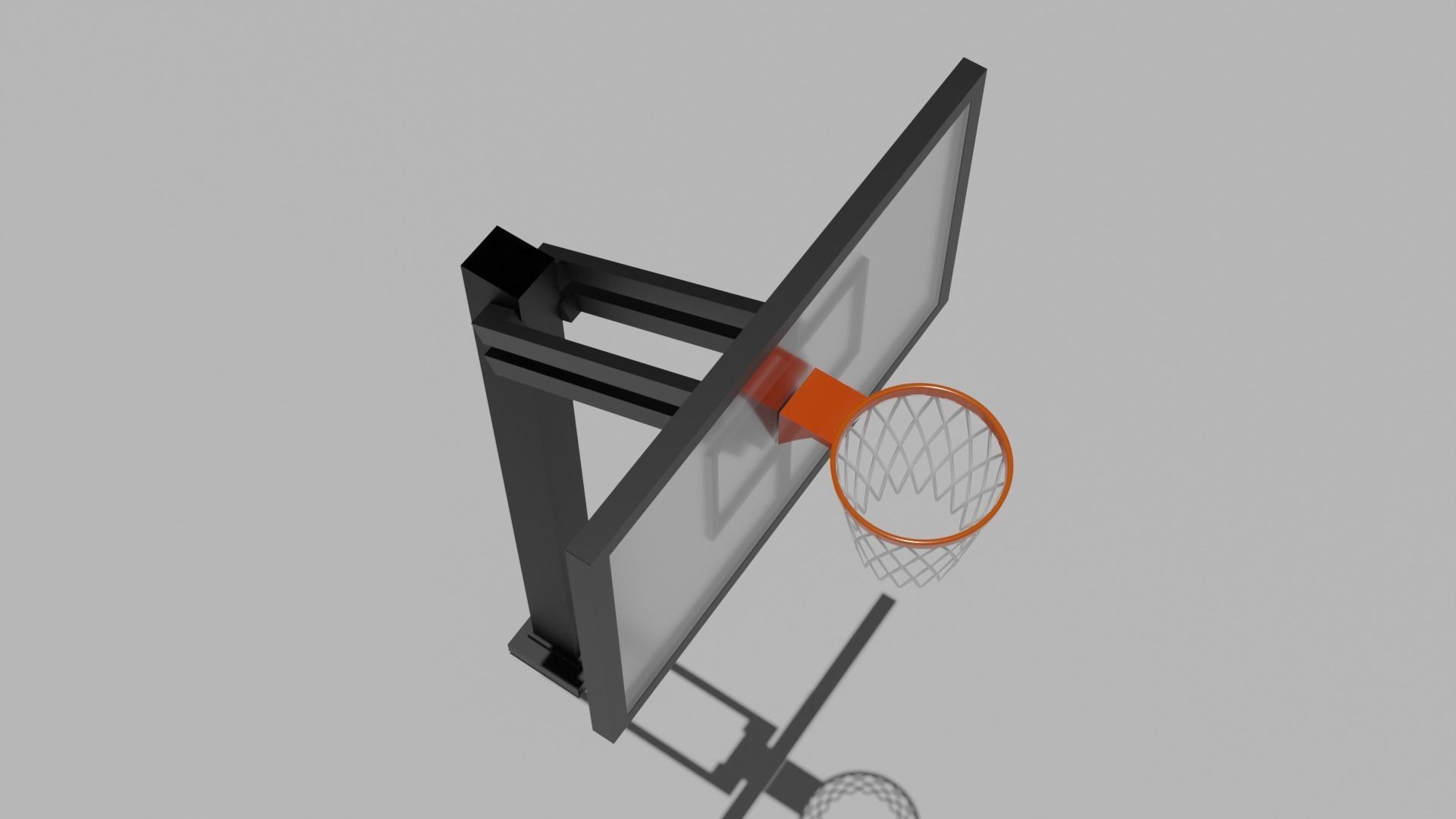 canestro basket basketball hoop 3D model_11