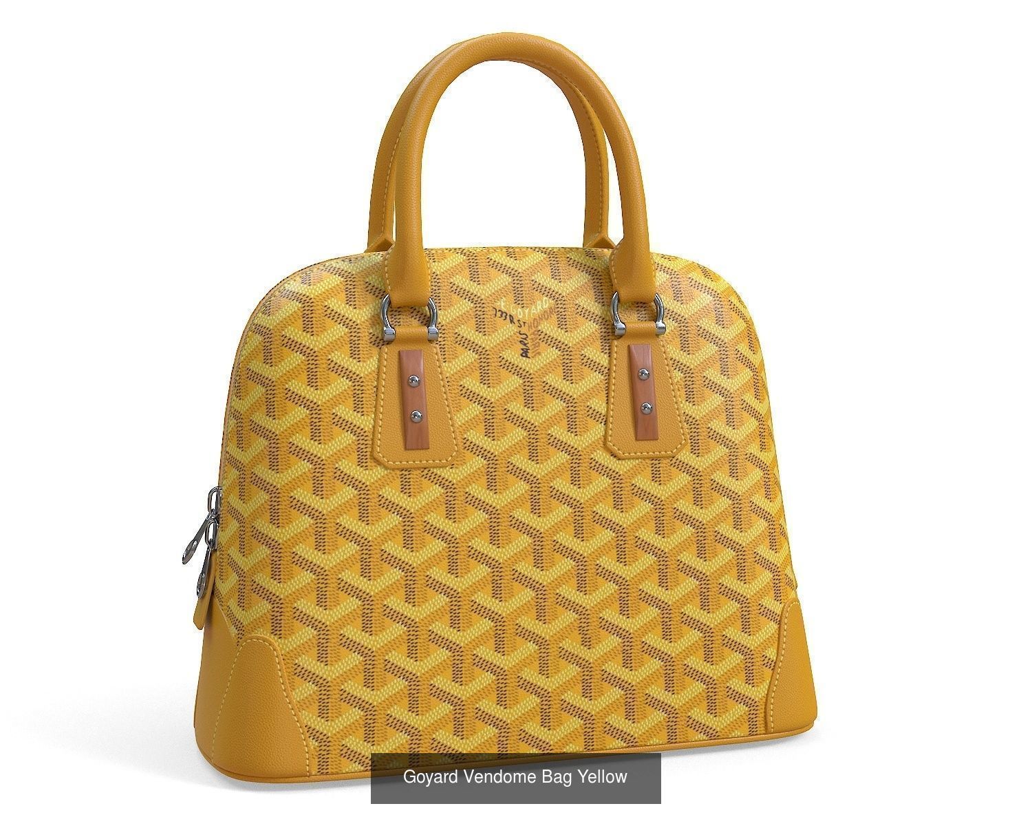Goyard Vendome Bag 3D Model Collection_5