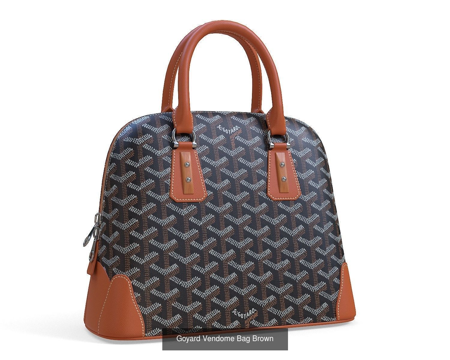 Goyard Vendome Bag 3D Model Collection_6
