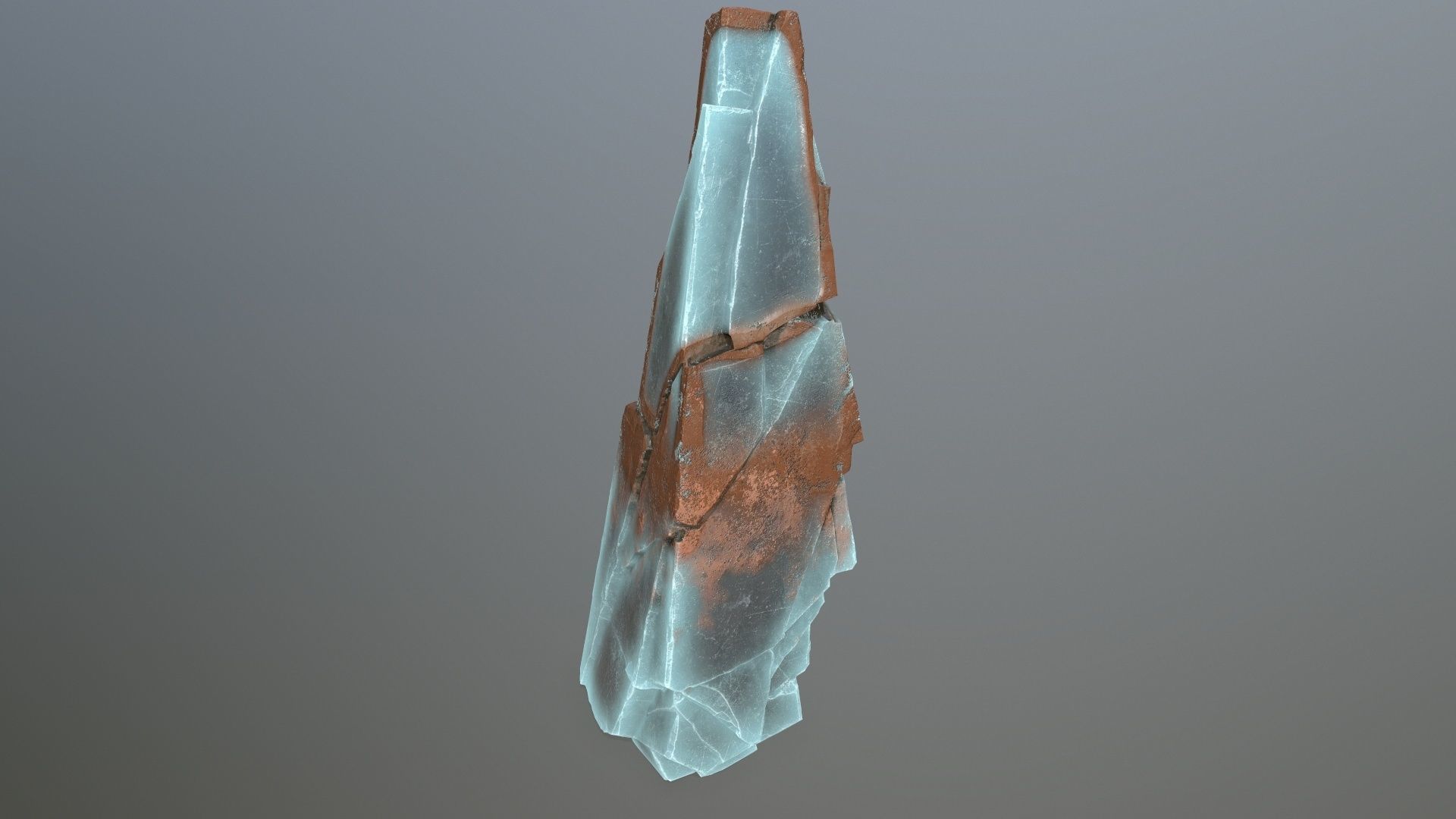 ice rocks Low-poly 3D model_15