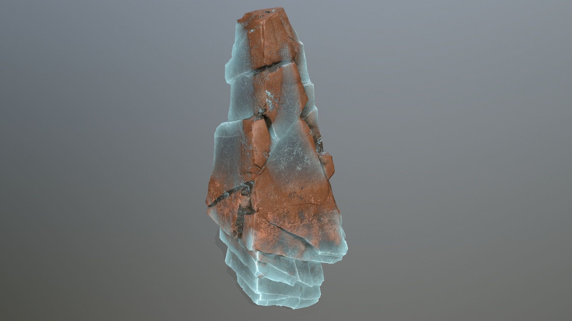 ice rocks Low-poly 3D model_14