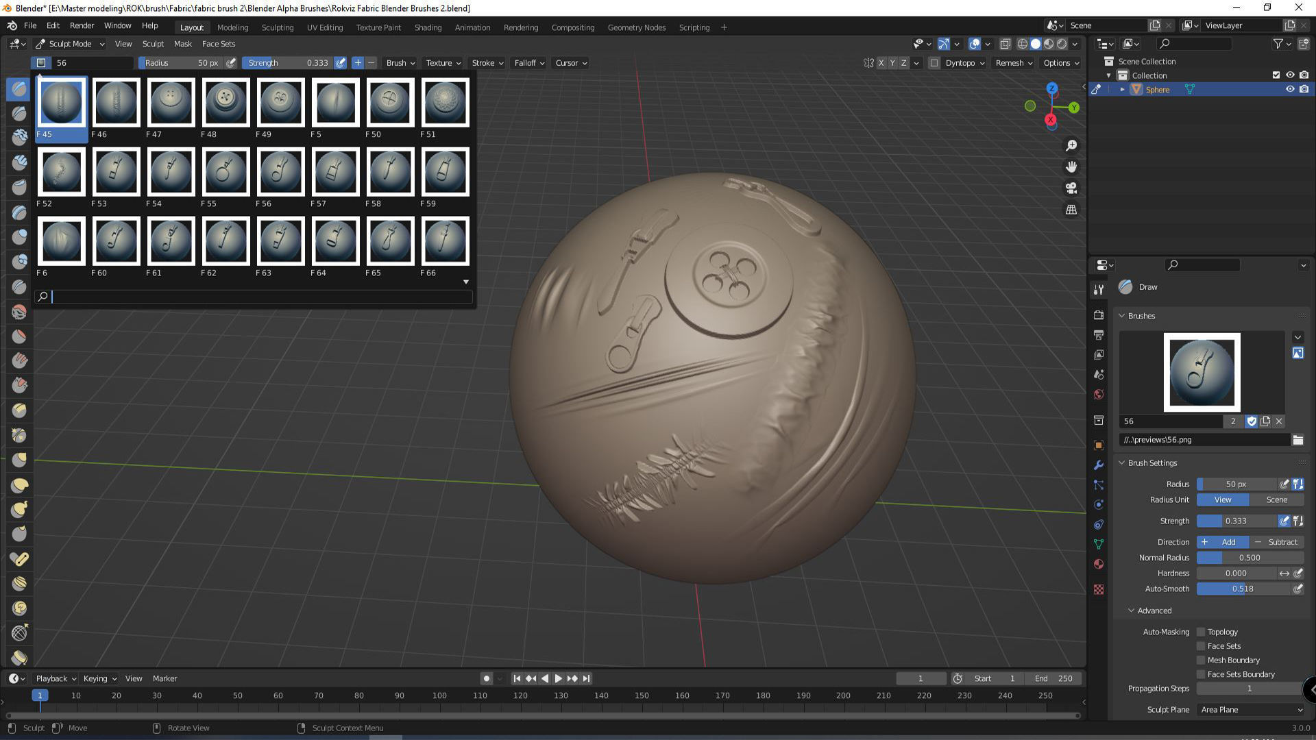 75 Cloth Brushes for Blender And ZBrush 3D model CGTrader