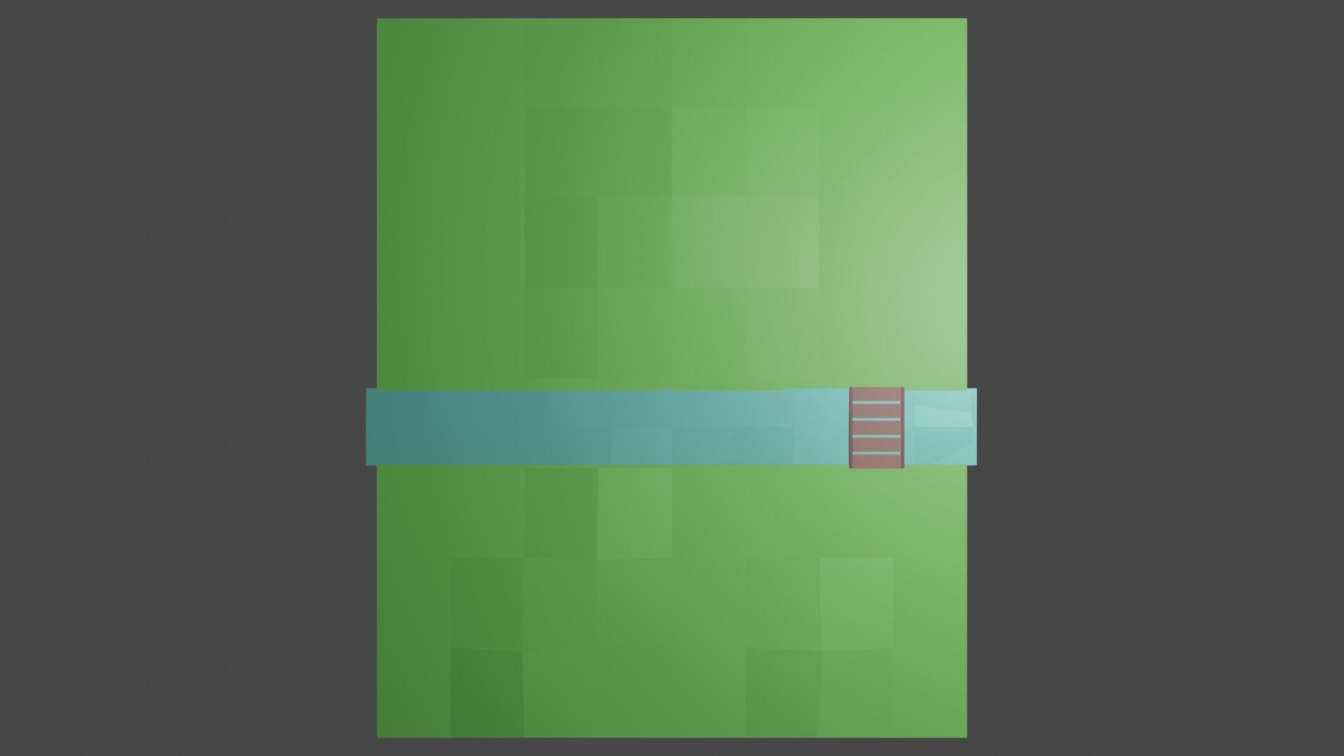 low poly land base Free low-poly 3D model_1