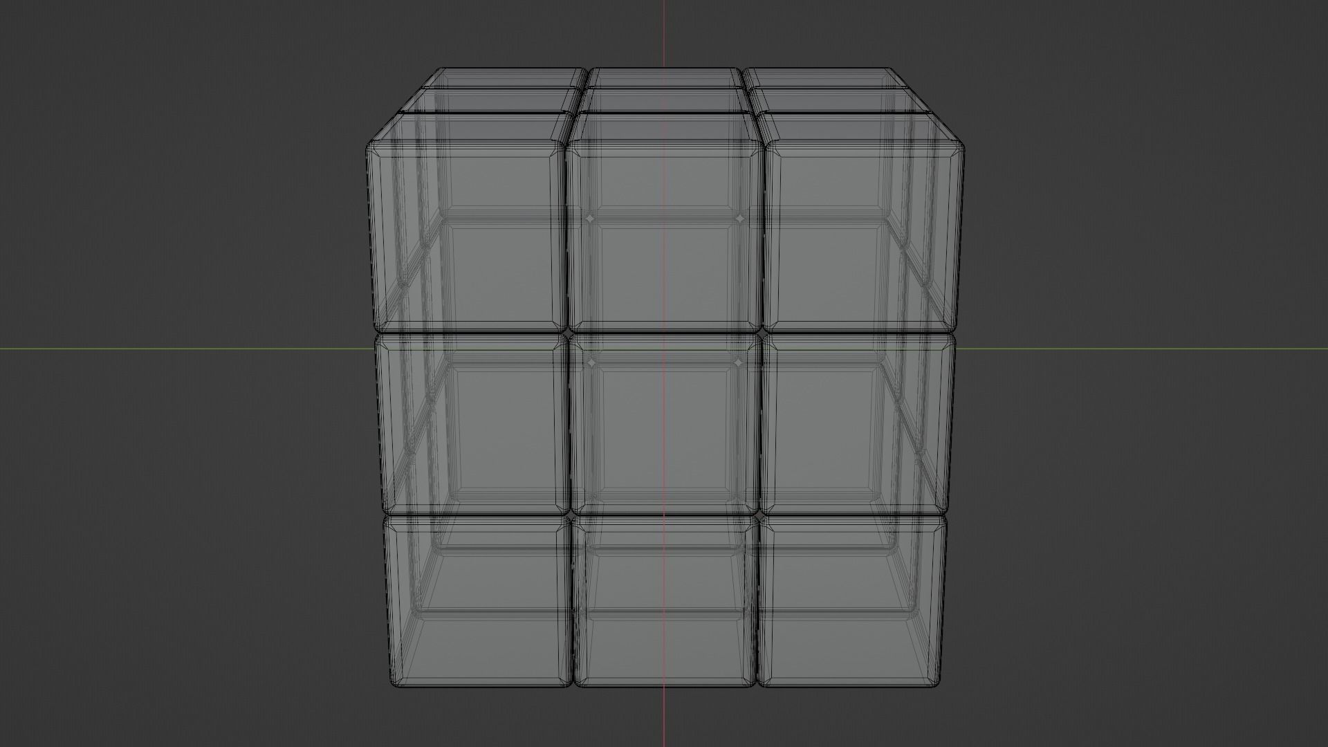 Low poly Rubiks Cube for decoration Free low-poly 3D model_5