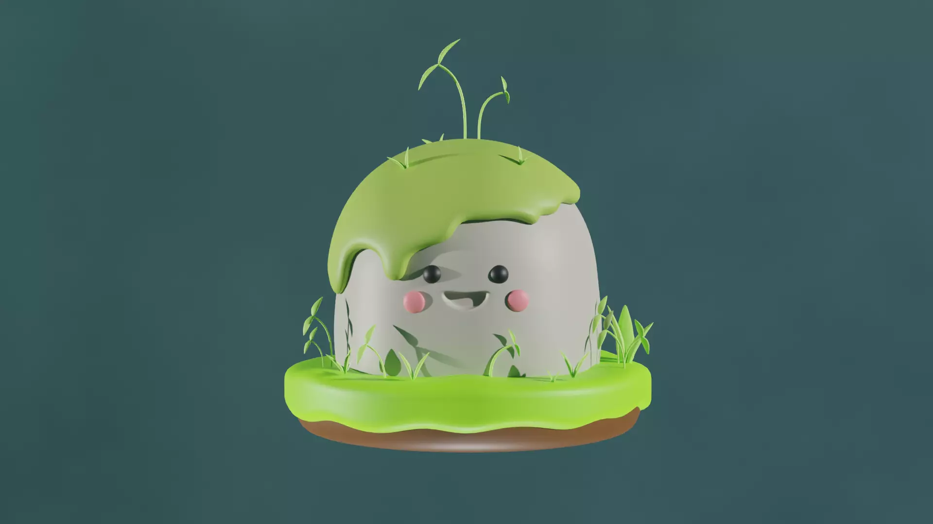 Cute cartoon 3D model_0