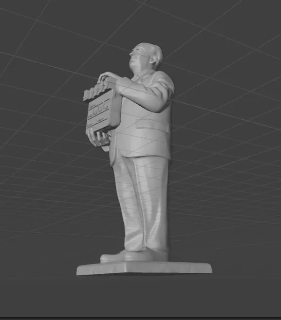 Alfred Hitchcock 3D print model_14