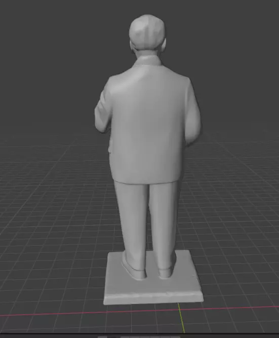 Alfred Hitchcock 3D print model_24