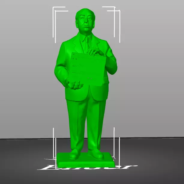 Alfred Hitchcock 3D print model_21