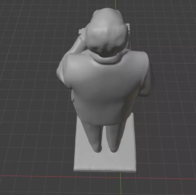 Alfred Hitchcock 3D print model_5