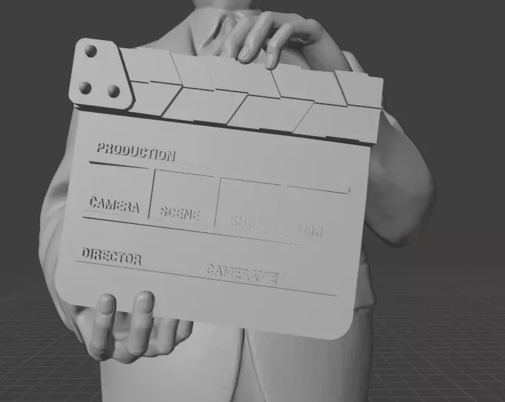 Alfred Hitchcock 3D print model_29