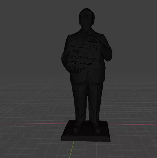 Alfred Hitchcock 3D print model_20