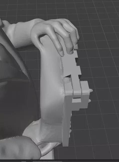 Alfred Hitchcock 3D print model_17