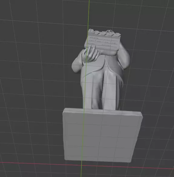 Alfred Hitchcock 3D print model_12