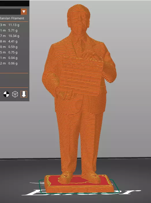 Alfred Hitchcock 3D print model_30