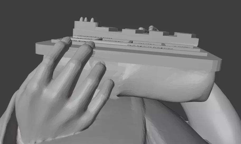 Alfred Hitchcock 3D print model_28