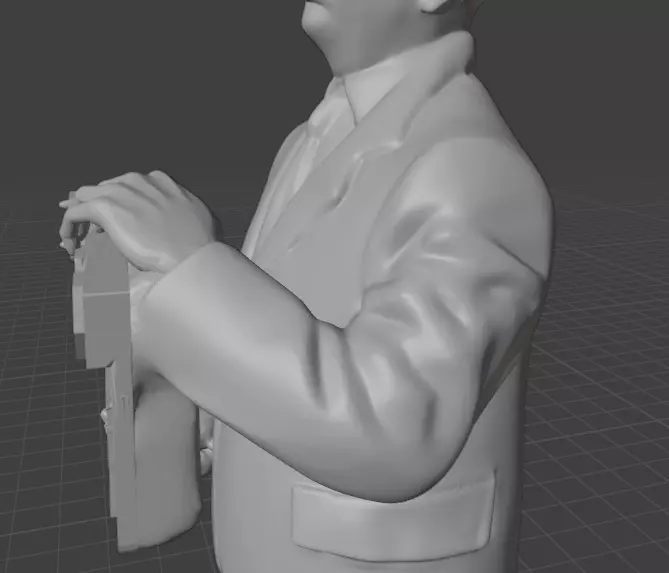 Alfred Hitchcock 3D print model_15