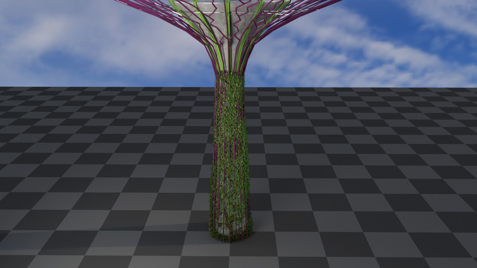 Supertree in Singapore 3D model_2