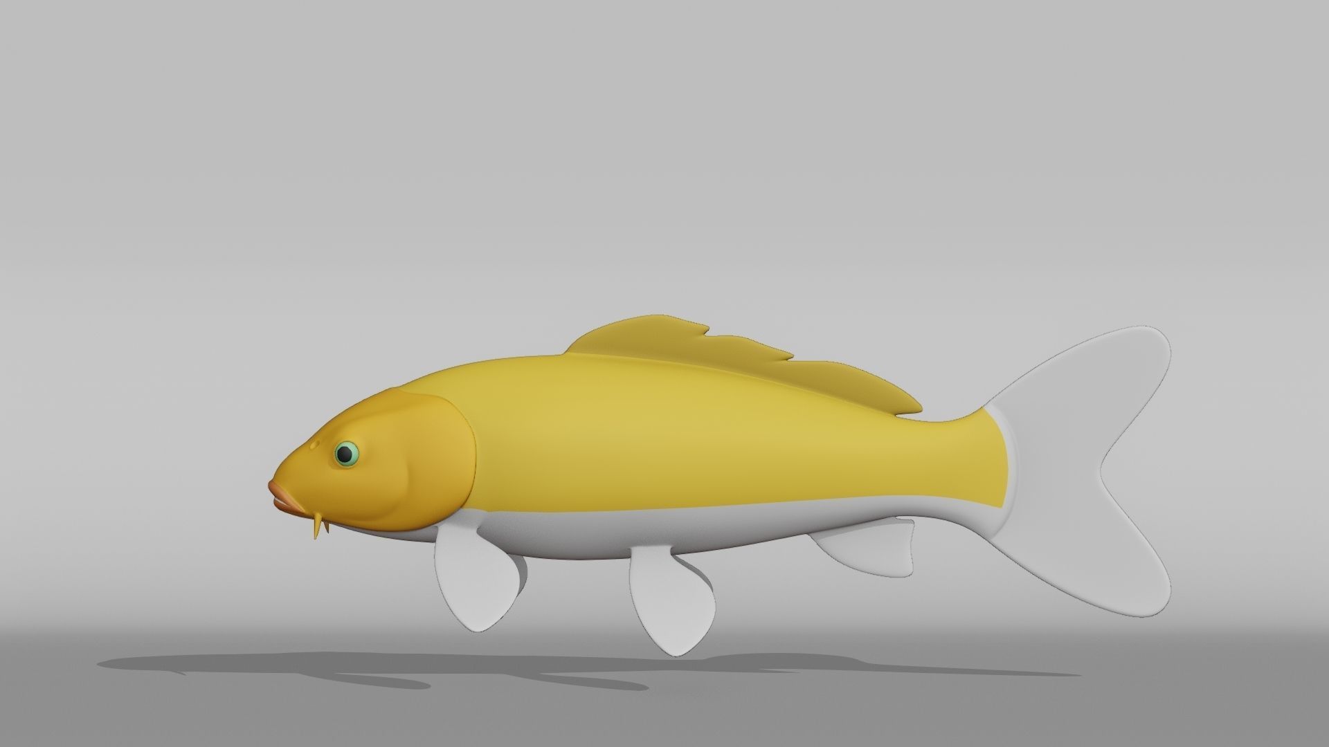 Khoi-Fish Base Mesh Low-poly 3D model_10