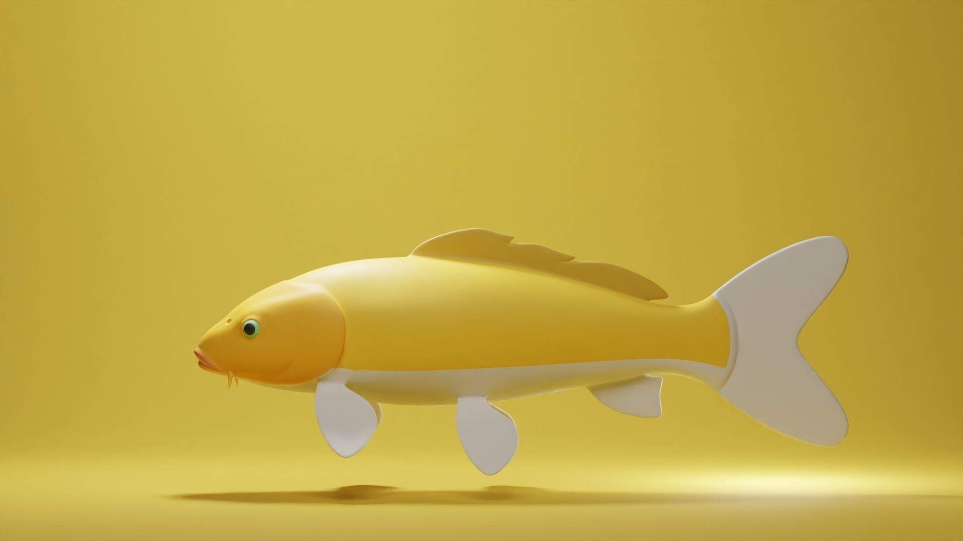 Khoi-Fish Base Mesh Low-poly 3D model_5