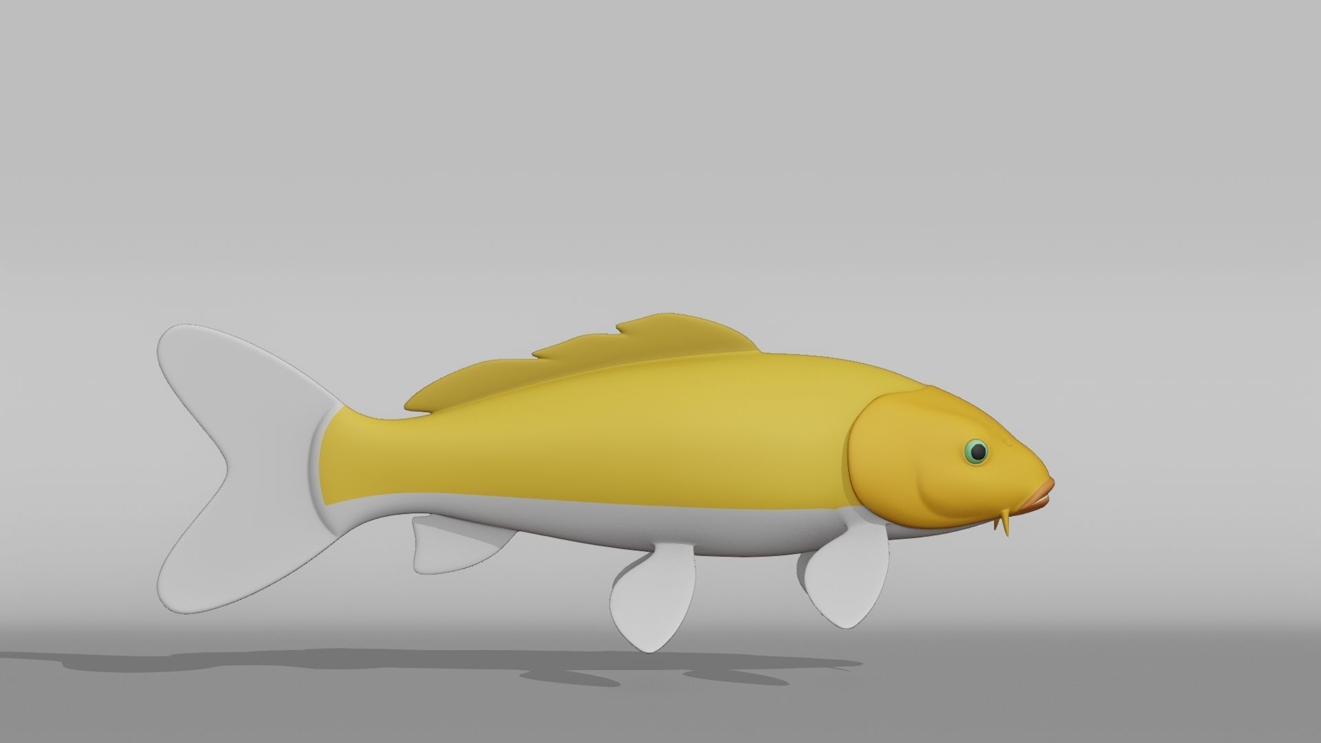 Khoi-Fish Base Mesh Low-poly 3D model_8