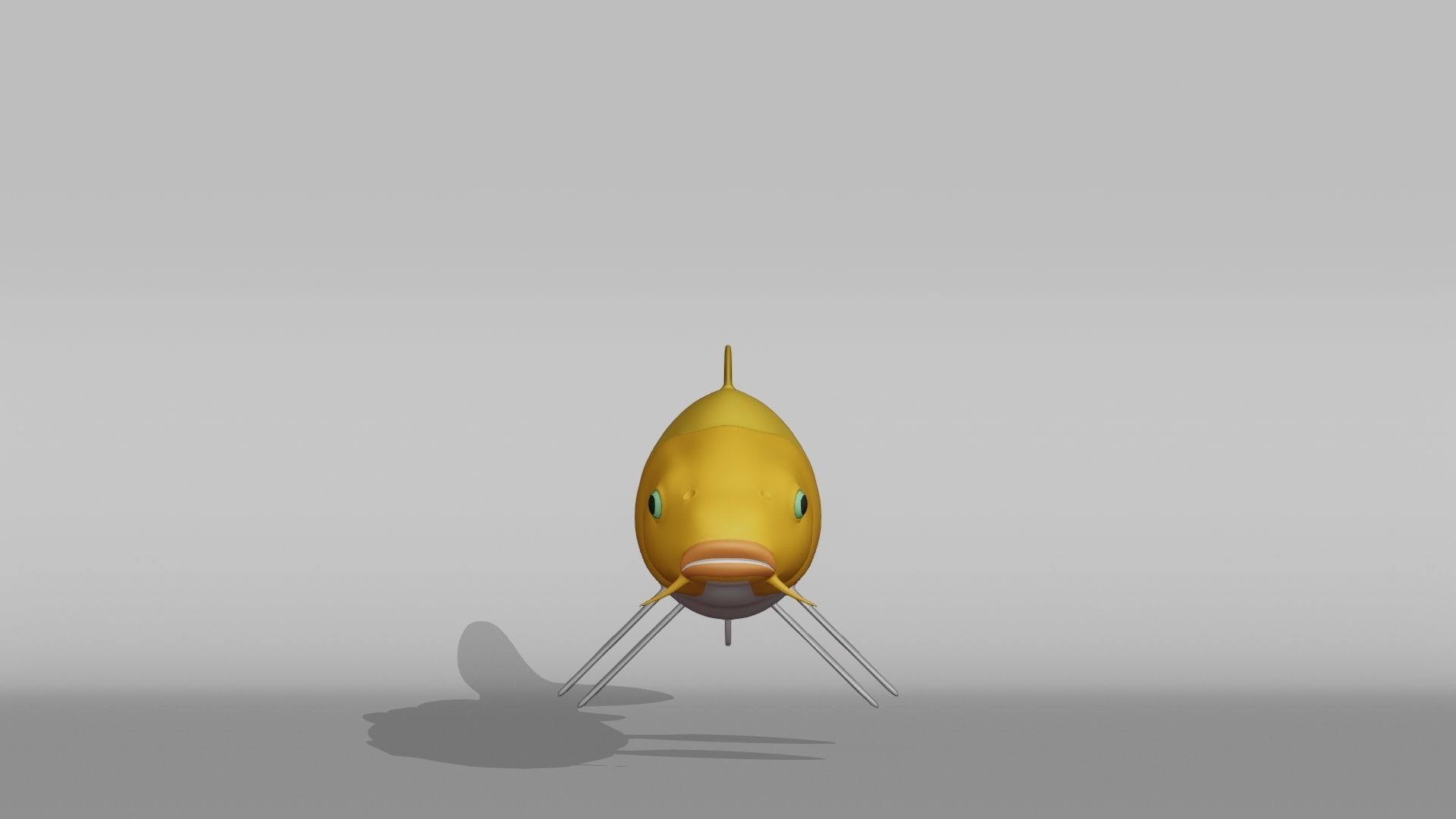 Khoi-Fish Base Mesh Low-poly 3D model_7