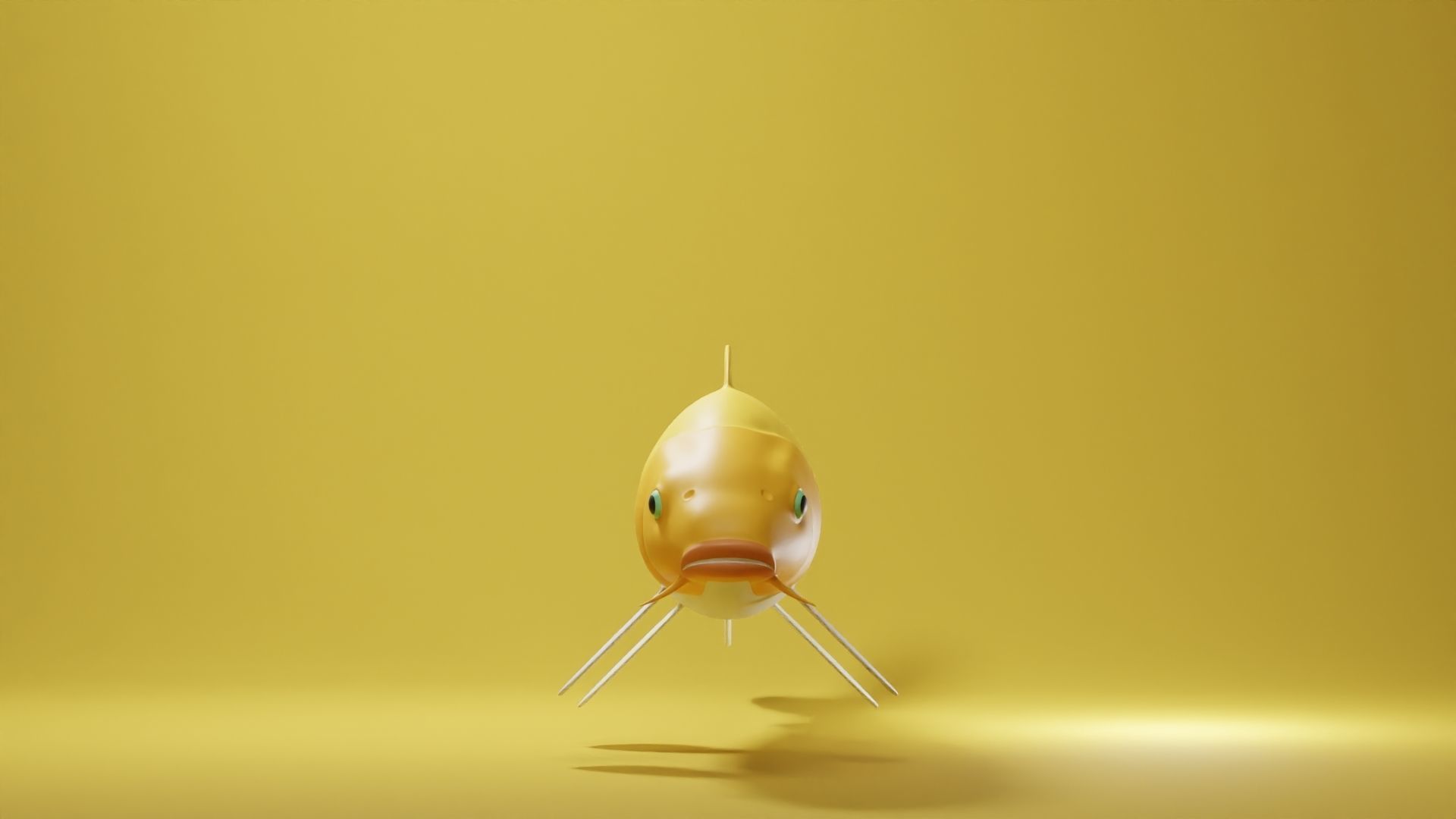 Khoi-Fish Base Mesh Low-poly 3D model_2